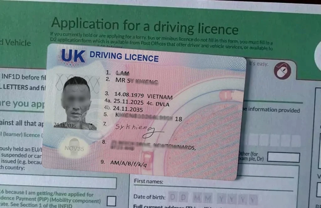 UK Driving Licence Application Support